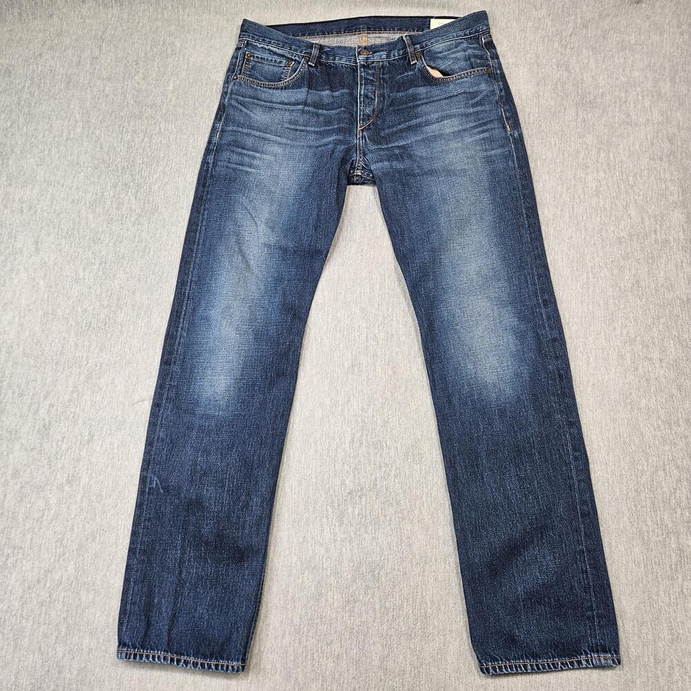 Rag & Bone Jeans Mens 36x33 Blue RB 15X Phoenix Tailored Workwear Made In USA